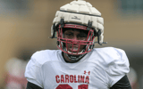 South Carolina defensive lineman Tonka Hemingway during a practice