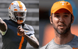 Tennessee QB Joe Milton, OC Joey Halzle