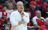 Rutgers Scarlet Knights head coach Steve Pikiell wasn't happy with some calls at Michigan. Credit: Vincent Carchietta-USA TODAY Sports