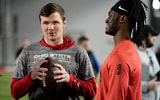 Kyle McCord and Marvin Harrison Jr. by Adam Cairns/Columbus Dispatch / USA TODAY NETWORK