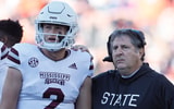 Mississippi State QB Will Rogers and HC Mike Leach