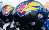 Kansas Jayhawks helmets