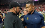 Ohio State HC Ryan Day, Notre Dame HC Marcus Freeman