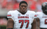 South Carolina offensive tackle Sidney Fugar during the Georgia game