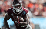 South Carolina opponent Jo'Quavious Marks for Mississippi State during the bowl game