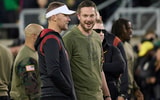 USC head coach Lincoln Riley and Oregon HC Dan Lanning