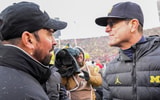 Ohio State HC Ryan Day, Michigan HC Jim Harbaugh