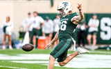 Michigan State punter Ryan Eckley