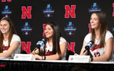 Nebraska volleyball Bergen Reilly, Lexi Rodriguez, Merritt Beason