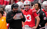 Ryan Day and Devin Brown by Adam Cairns/Columbus Dispatch / USA TODAY NETWORK