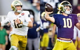 Former Notre Dame QBs Tyler Buchner and Drew Pyne