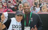 south carolina gamecocks basketball lamont paris and dawn staley