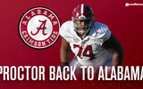 Proctor back to Alabama-