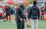 South Carolina running backs coach Marquel Blackwell is pictured during spring practice (Photo: Jackson Randall | GamecockCentral.com)