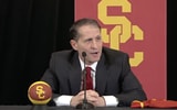 New USC head coach Eric Musselman speaks to the media at his introductory press conference
