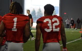 Quinshon Judkins and TreVeyon Henderson by Andy Backstrom/Lettermen Row