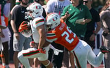 Jadais Richard Miami Hurricanes Spring Practice