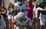 Zach Carpenter Miami Hurricanes Spring Practice