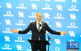 Mark Pope at his introductory press conference - Aaron Perkins, Kentucky Sports Radio