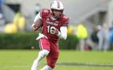 South Carolina QB LaNorris Sellers runs with the football (Photo Credit: Chris Gillespie | GamecockCentral.com)