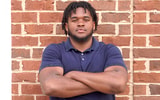 South Carolina OL target Darius Gray is pictured at his school (Photo: EJ Holland | On3)