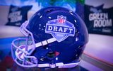 A behind-the-scenes look at the NFL draft's green room outside the main theater area photographed on Tuesday, April 23, 2024. The NFL draft will be held in Detroit later this week.