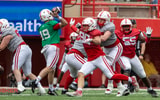 Luke Longval and James Williams Spring game