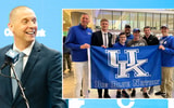 Kentucky head coach Mark Pope welcomes signee Collin Chandler back from his Mormon mission - Aaron Perkins, Kentucky Sports Radio/@BanteredB_, Twitter