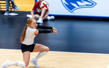 Olivia Mauch Nebraska Volleyball 2024 spring match