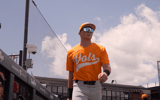 Tennessee outfielder Dylan Dreiling. Credit: Caleb Griffin (UT Athletics)