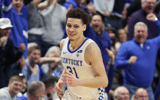 Former Kentucky guard Kellan Grady smiles after hitting a big shot at Rupp Arena - Dr. Michael Huang, Kentucky Sports Radio