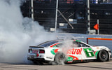 Brad Keselowski burnout Darlington NASCAR