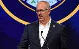 SEC commissioner Greg Sankey at Media Days in 2023