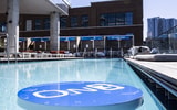 The pool setup at the W Hotel for the On3 Elite Series - Photo by On3