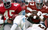 Archie Griffin and Pete Johnson by Malcolm Emmons-USA TODAY Sports