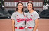 Lauren and Hannah Camenzind Nebraska softball