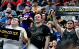 Oakland fans cheer the Golden Grizzlies on vs. Kentucky at the NCAA Tournament - Dr. Michael Huang, Kentucky Sports Radio