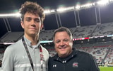 2027 QB Champ Smith during a visit to South Carolina during the season (Photo: Champ Smith | X)