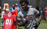 Riverside's Mikkel Skinner works out at South Carolina's camp on June 14, 2024 (Photo: Joe Macheca | GamecockCentral.com)