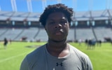 2026 OL Zyon Guiles is pictured at South Carolina's camp on June 21, 2024 (Photo: Chris Clark | GamecockCentral.com)