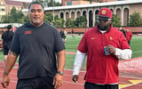 USC Defensive Line coaches Shaun Nua & Eric Henderson.