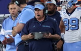 Coach Bill Belichick during UNC's win at Syracuse.