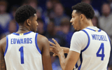 Photo of Justin Edwards (left) and Tre Mitchell by Dr. Michael Huang | Kentucky Sports Radio