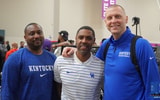 Photo of Alvin Brooks (left), Jason Hart (middle) and Mark Pope by Zack Geoghegan | Kentucky Sports Radio
