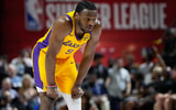 Lakers guard Bronny James in NBA Summer League