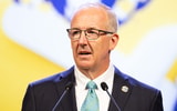 SEC commissioner Greg Sankey at 2024 Media Days