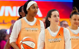 Chicago Sky star Angel Reese and Indiana Fever star Caitlin Clark at the WNBA All-Star Game