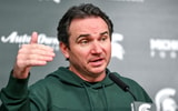 Michigan State coach Jonathan Smith talks the media on the first national signing day for college football recruits Wednesday, Dec. 20, 2023, at Spartan Stadium in East Lansing - Nick King, USA TODAY Sports
