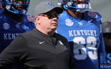 Kentucky head coach Mark Stoops before a game - Dr. Michael Huang, Kentucky Sports Radio