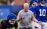 Florida s Ron Roberts will serve as executive head coach, co-defensive coordinator and linebackers coach. Roberts was coaching drills Saturday. The Florida Gators held their second Spring football practice at Sanders Practice Fields in Gainesville, FL on Saturday, March 9, 2024. [Doug Engle/Gainesville Sun]